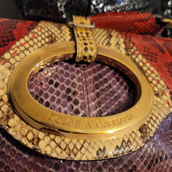 EXTREMELY RARE DOLCE AND GABBANA SNAKESKIN BAG😍 UNLISTED‼️ - Picture 3 of 8